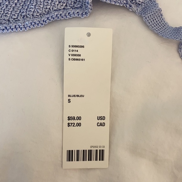 Blue halter diamond style UO top - Picture 2 of 2